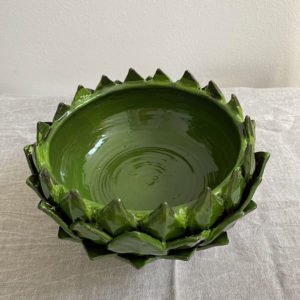 Fruit bowl Artichoke collection Furnishing accessory in ceramic