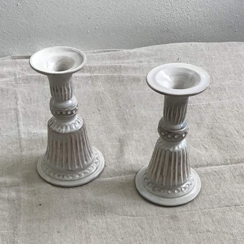 Candlesticks collection ceramic Aiazzi Francesco